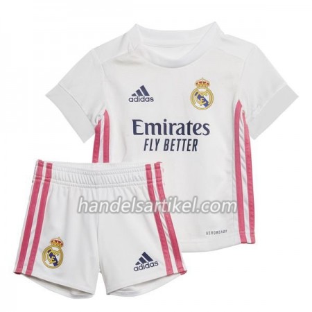 Real Madrid Kinder Heim Trikotsatz 2020/21 Kurzarm (+ Kurze Hosen)